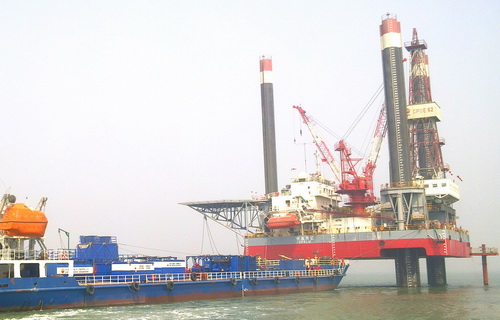 濱海7井壓裂施工現場